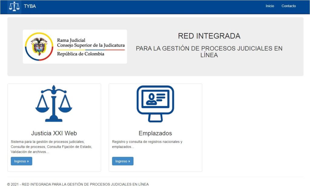 Consulta de procesos judiciales Colombia