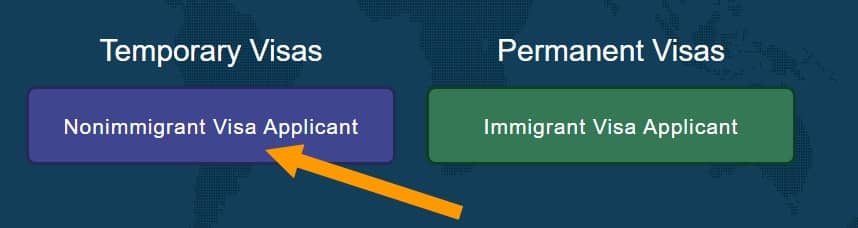 visa usa para no inmigrantes