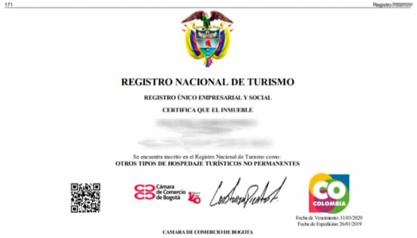 certificado RNT